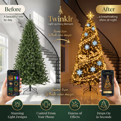 Twinklr™ — Smart LED Christmas Tree Lights