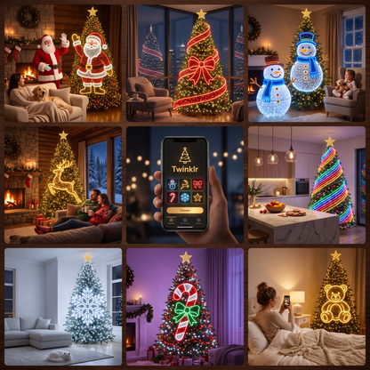 Twinklr™ — Smart LED Christmas Tree Lights